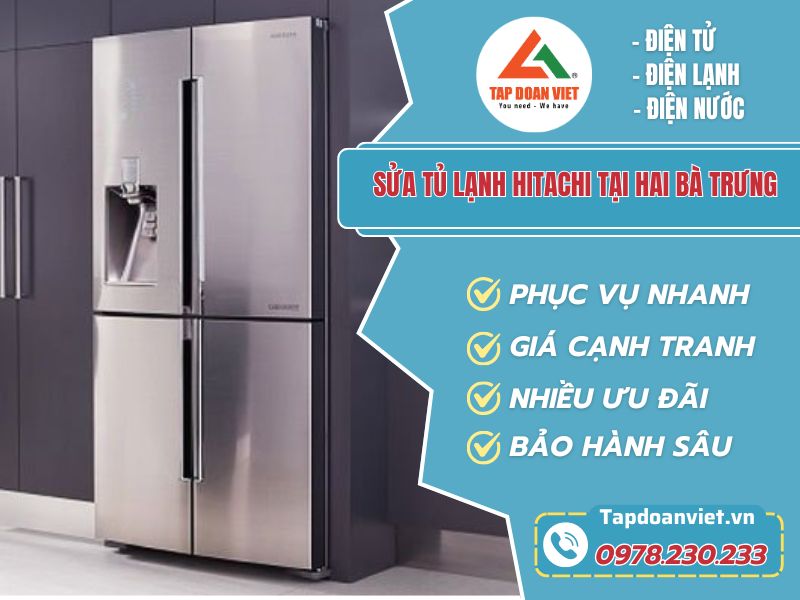 Sửa tủ lạnh Hitachi tại Hai Bà Trưng uy tín giá rẻ, thợ kinh nghiệm - Tập Đoàn Việt sua tu lanh Hitachi tai hai ba trung tapdoanviet avartar
