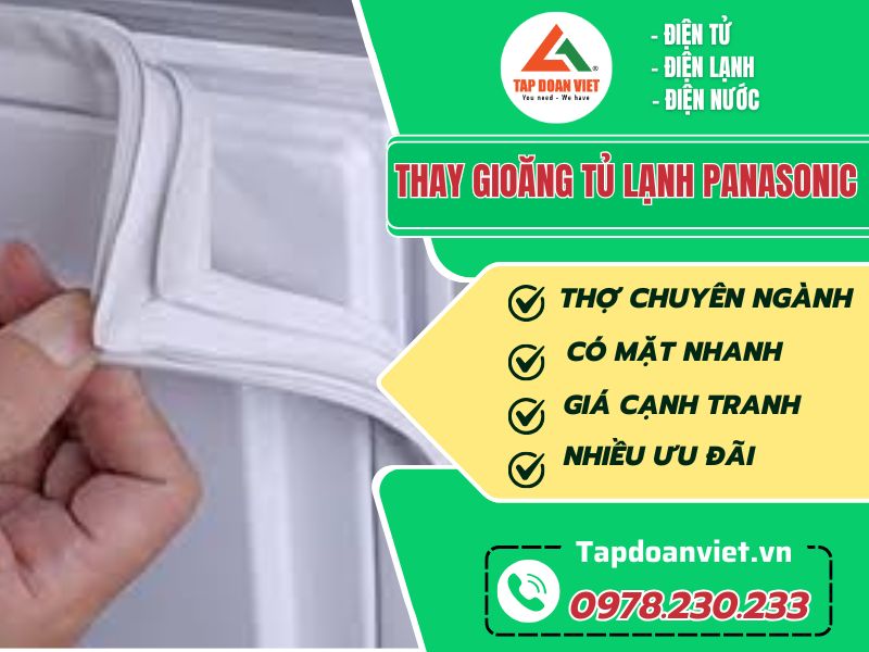 Cách thay Gioăng tủ lạnh Panasonic đơn giản, chuẩn từng bước - Tập Đoàn Việt thay gioang tu lanh Panasonic tapdoanviet avartar