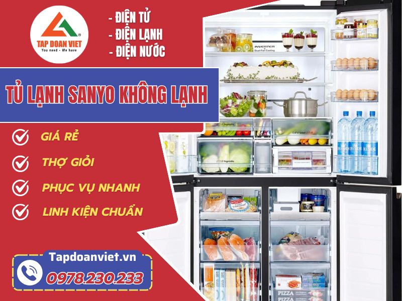 9 lý do tủ lạnh Sanyo không lạnh, bỏ túi cách sửa đơn giản tại nhà - Tập Đoàn Việt tu lanh Sanyo khong lanh tapdoanviet avartar