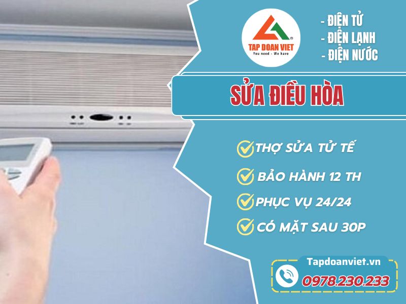 Dịch vụ sửa điều hòa tại Hà Nội uy tín, giá rẻ - Tập Đoàn Việt sua dieu hoa tapdoanviet