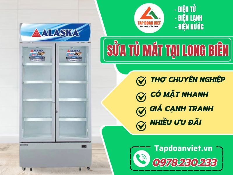 Sửa tủ mát tại Long Biên giá rẻ, bảo hành 12 tháng - Tập Đoàn Việt sua tu mat tai long bien tapdoanviet