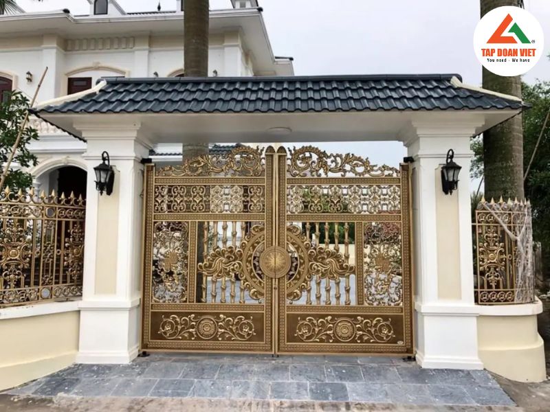 Cổng sắt biệt thự - kiến tạo không gian sống lý tưởng - Tập Đoàn Việt Cong Sat Biet Thu Luu Y Thi Cong