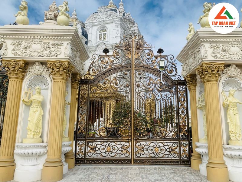 Cổng sắt biệt thự - kiến tạo không gian sống lý tưởng - Tập Đoàn Việt Cong Sat Biet Thu Mau Ma