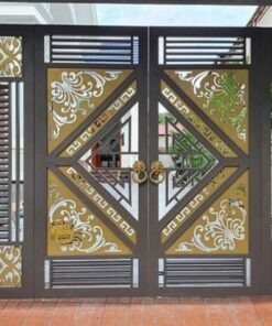 Cổng sắt mỹ thuật – thiết kế “bền bỉ - thẩm mỹ - an toàn” - Tập Đoàn Việt Cong Sat My Thuat Don Vi Thi Cong