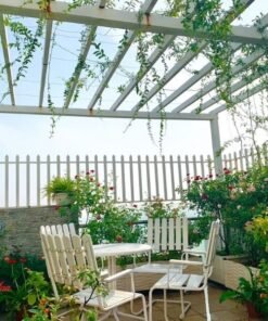 Đơn vị lắp đặt mái kính sân thượng tại Hà Nội đẹp uy tín, đi lắp các tỉnh phía Bắc - Tập Đoàn Việt mai kinh san thuong dep cau tao