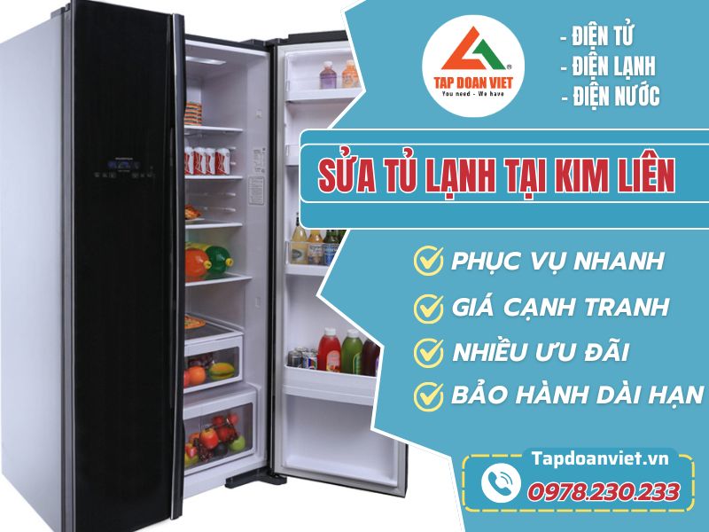 Sửa tủ lạnh tại Kim Liên - Nhanh 20 phút, giá tốt nhất - Tập Đoàn Việt sua tu lanh tai kim lien tapdoanviet