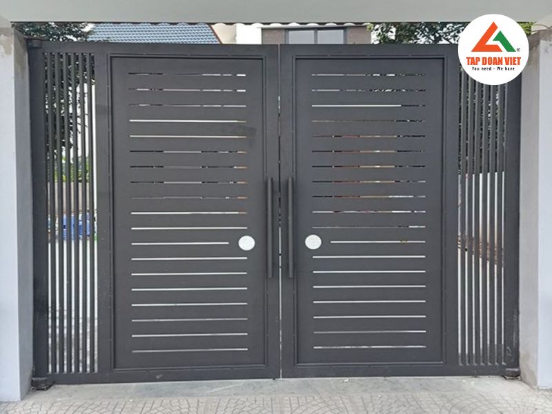 Lắp đặt cổng sắt hộp – kiến tạo không gian sống hiện đại - Tập Đoàn Việt Cong Sat Hop Cau Tao