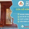 Cửa gỗ kính – giải pháp hoàn hảo cho không gian hiện đại - Tập Đoàn Việt Của Go Kinh Tapdoanviet