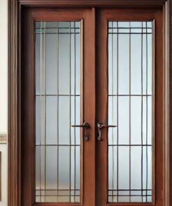 Lắp đặt cửa kính cường lực khung gỗ uy tín, chuyên nghiệp - Tập Đoàn Việt Cua Kinh Cuong Luc Khung Go Mau Ma