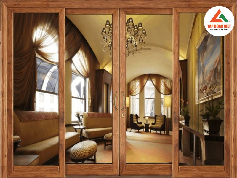 Lắp đặt cửa kính cường lực khung gỗ uy tín, chuyên nghiệp - Tập Đoàn Việt Cua Kinh Cuong Luc Khung Go Thi Cong