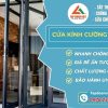 Thi công cửa kính cường lực chất lượng giá rẻ - Tập Đoàn Việt Cua Kinh Cuong Luc Tapdoanviet