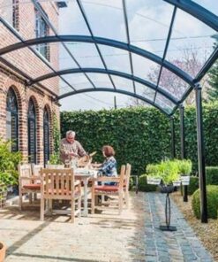 Mái hiên kính cường lực đẹp, thi công nhanh, giá tốt - Tập Đoàn Việt Mai Hien Kinh Cuong Luc Dep Mau Ma