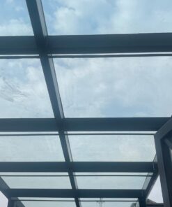 Thi công mái kính hiên nhà giá rẻ, bàn giao nhanh - Tập Đoàn Việt Mai Kinh Hien Nha Mau Ma