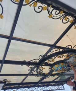 Dịch vụ lắp đặt mái kính hoa văn đẹp, chất lượng cao - Tập Đoàn Việt Mai Kinh Hoa Van Dep Thi Cong