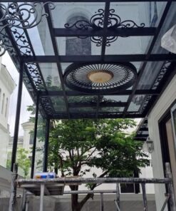 Thi công mái kính sảnh đẹp, giá tốt tại Tập Đoàn Việt - Tập Đoàn Việt Mai Kinh Sanh Mau Ma