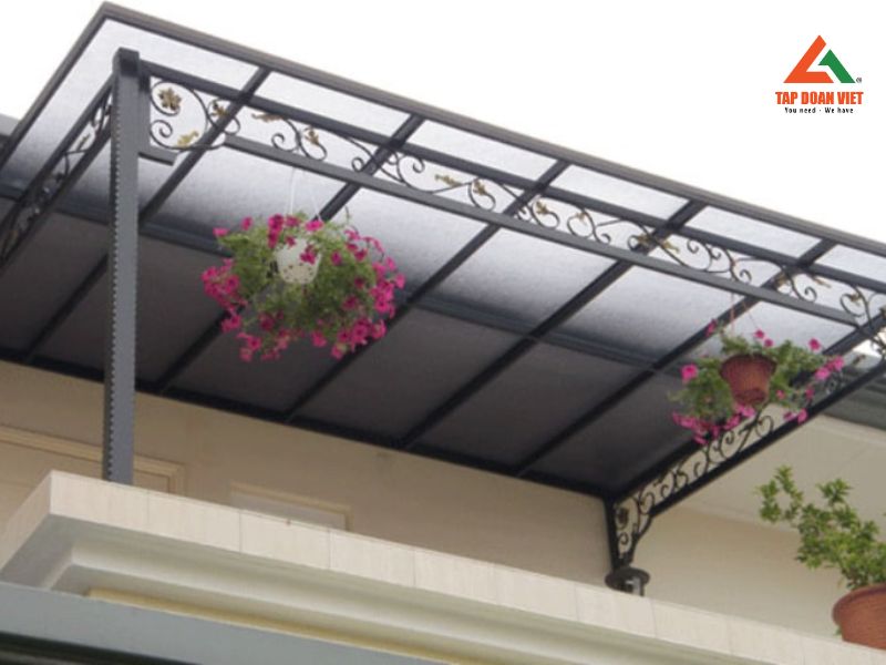 Đơn vị thi công mẫu mái kính đẹp, chất lượng - Tập Đoàn Việt Mau Mai Kinh Dep Phan Loai 2