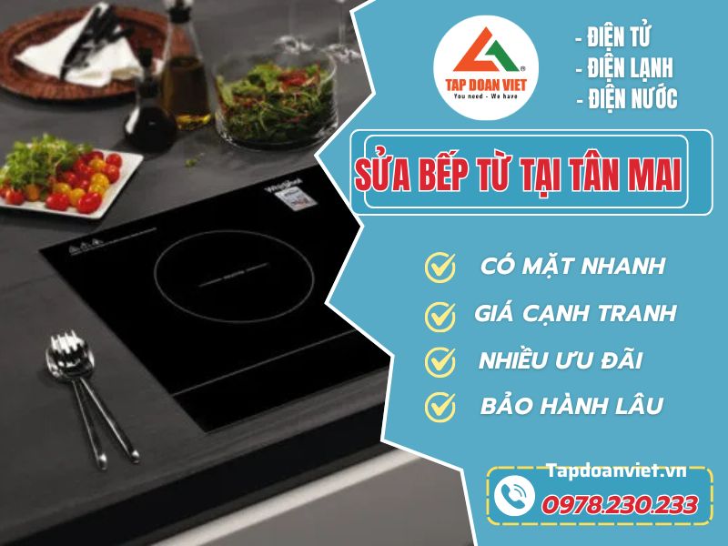 Sửa bếp từ tại Tân Mai chuyên nghiệp giá ưu đãi! - Tập Đoàn Việt 6