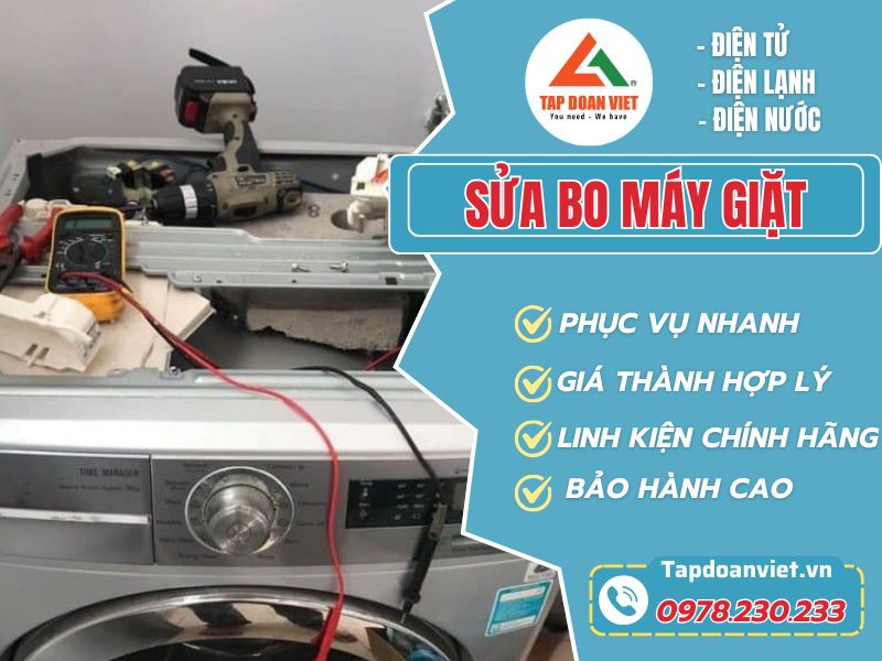 Dịch vụ sửa bo máy giặt tại nhà - Tập Đoàn Việt Sửa Bo Máy Giặt