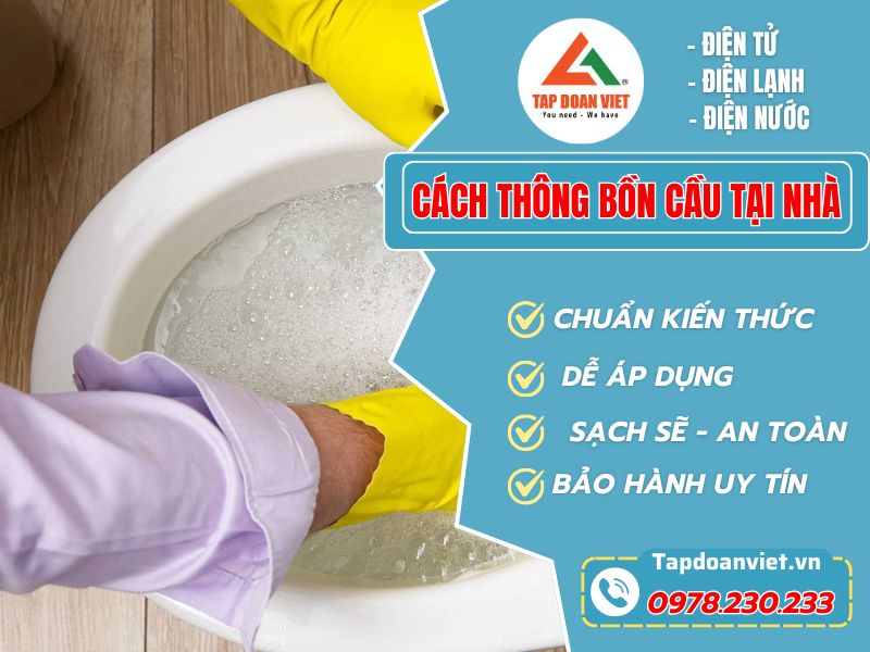 Cách Thông Tắc Bồn Cầu Tại Nhà đơn giản - Tập Đoàn Việt Cach Thong Tac Bon Cau Tai Nha Tapdoanviet