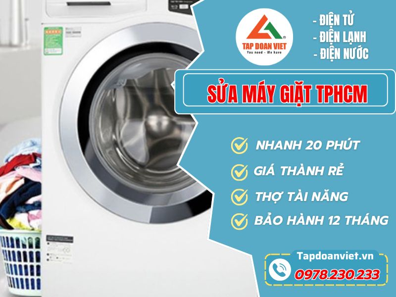 Sửa máy giặt TPHCM chuyên nghiệp bảo hành cao! - Tập Đoàn Việt Máy Giặt Tphcm Tapdoanviet