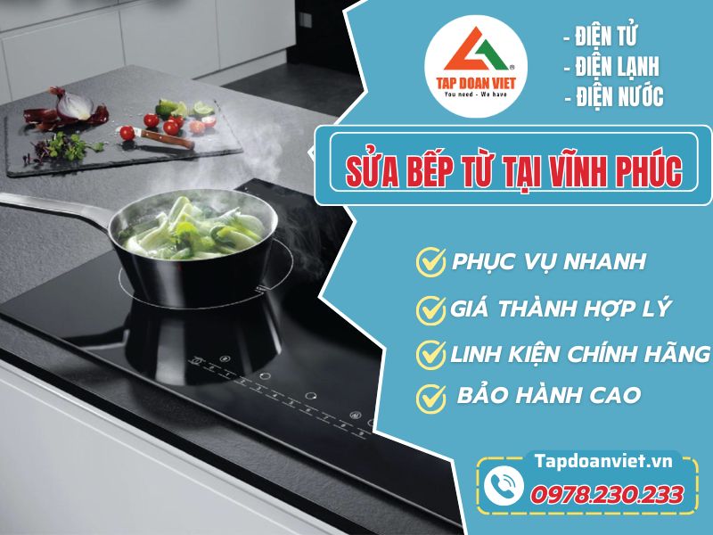 Tapdoanviet sửa bếp từ tại Vĩnh Phúc uy tín, giá ưu đãi - Tập Đoàn Việt Sua Bep Tu Tai Vinh Phuc Tapdoanviet