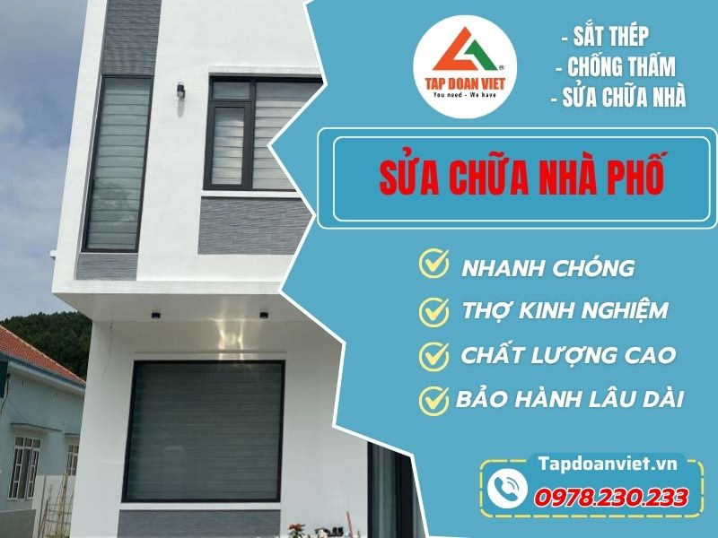 Dịch vụ sửa chữa nhà phố chuyên nghiệp tại Tapdoanviet - Tập Đoàn Việt Sua Chua Nha Pho Tapdoanviet