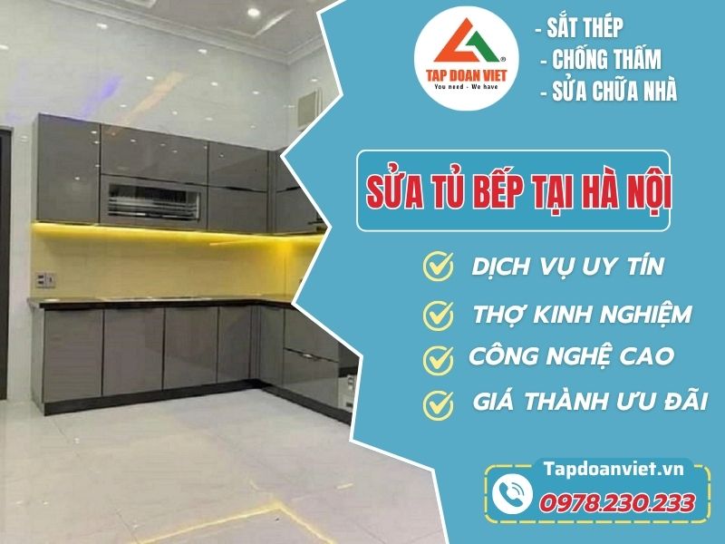 Dịch Vụ Sửa Tủ Bếp Tại Hà Nội Uy Tín Từ Tập Đoàn Việt - Tập Đoàn Việt Sua Tu Bep Tai Ha Noi Tapdoanviet