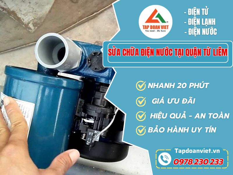 Dịch vụ sửa điện nước tại Từ Liêm giá rẻ - Tập Đoàn Việt Sua Chua Dien Nuoc Tai Quan Tu Liem Tapdoanviet