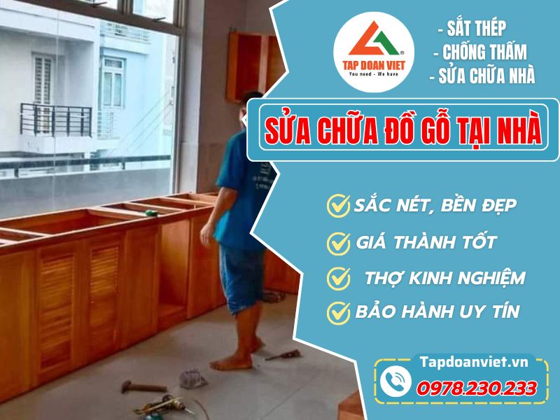 Dịch Vụ Sửa Chữa Đồ Gỗ Tại Nhà Hà Nội Uy Tín - Tập Đoàn Việt Sua Chua Do Go Tai Nha Tapdoanviet