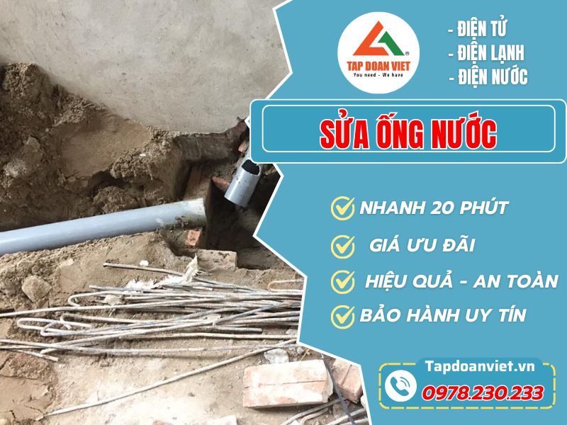 Dịch Vụ Sửa Ống Nước tại Hà Nội Giá Rẻ - Tập Đoàn Việt Sua Ong Nuoc Tapdoanviet