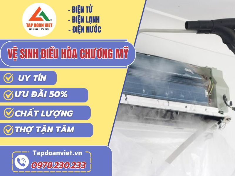 Vệ sinh điều hòa Chương Mỹ nhanh chóng, giá rẻ, thợ giỏi - Tập Đoàn Việt Ve Sinh Dieu Hoa Chuong My Tapdoanviet